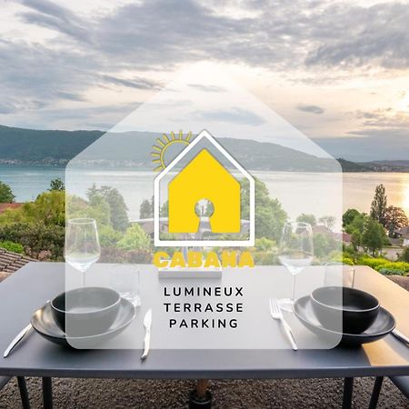 Cabana & Sunset - Terrasse , Parking & Lac Veyrier-du-Lac Dış mekan fotoğraf