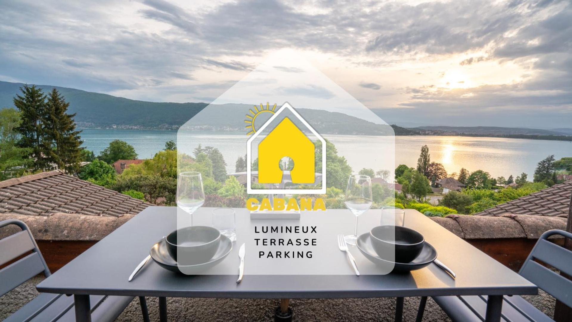 Cabana & Sunset - Terrasse , Parking & Lac Veyrier-du-Lac Dış mekan fotoğraf